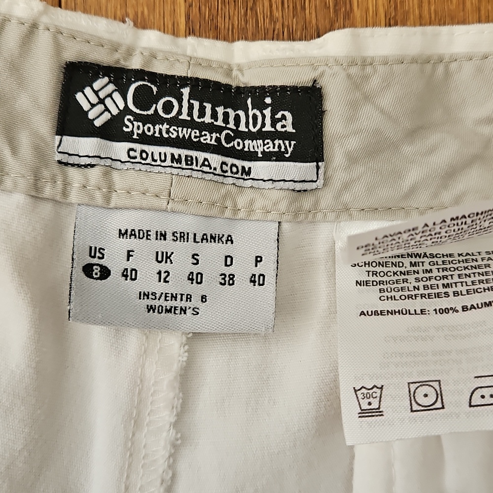 Columbia 100% Cotton shorts size 8 - Picture 4 of 5